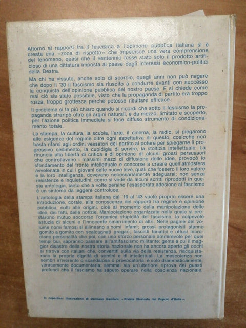 EIA EIA EIA ALALA'! LA STAMPA ITALIANA SOTTO IL FASCISMO 1971 FELTRINELLI(