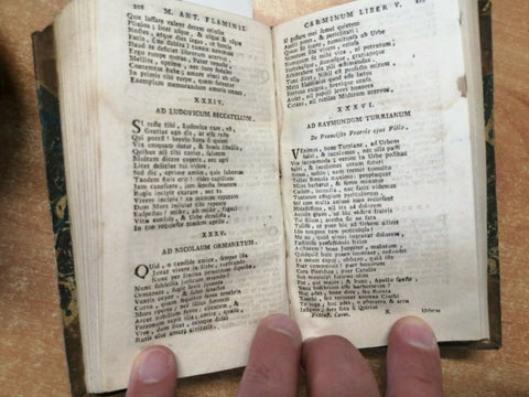 1782 Hieronymi Fracastorii et Marci Antonii Flaminii Carmina Ruibus... (228