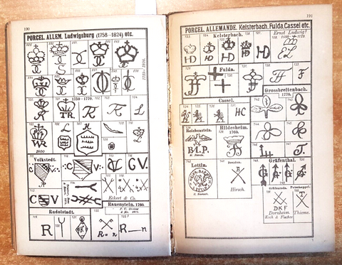 PORCELAINES ET FAIENCES cumpris gres et terres cuites 1901 Graesse-Jaennicke5555