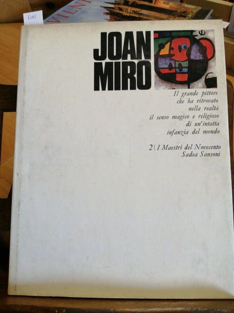 JOAN MIRO' - MAESTRI DEL NOVECENTO - 1968 - DI MARIO BUCCI - SANSONI - (62