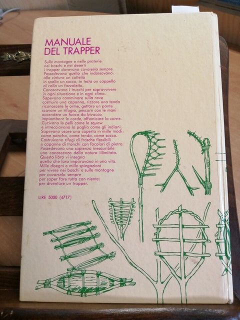 MANUALE DEL TRAPPER - ANDREA MERCANTI - NOVEMBRE 1976 - LONGANESI 824 DISEGNI