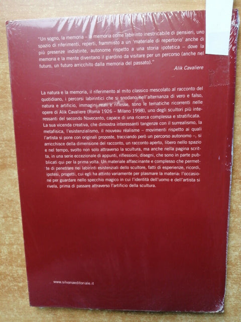 ALIK CAVALIERE - NEI GIARDINI DELLA MEMORIA - 2008 SILVANA nuovo sigillato!