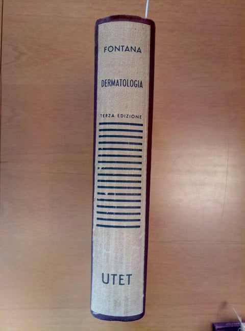 ARTURO FONTANA - DERMATOLOGIA 1945 UTET 3 ED. 365 FIGURE (1617)