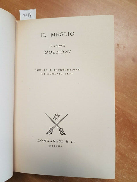 CARLO GOLDONI - IL MEGLIO DI GOLDONI - LONGANESI - 1958 - COFANETTO - (4135