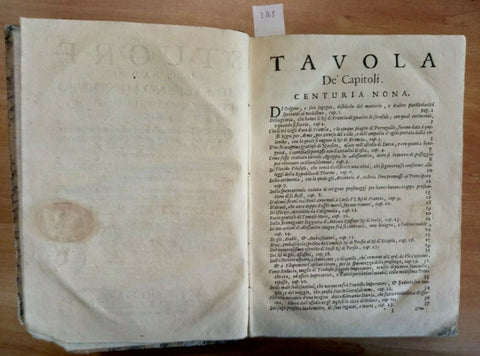 1701 STUORE DEL PADRE GIO STEFANO MENOCHIO - TOMO TERZO - TRATTENIMENTI ERUDITI