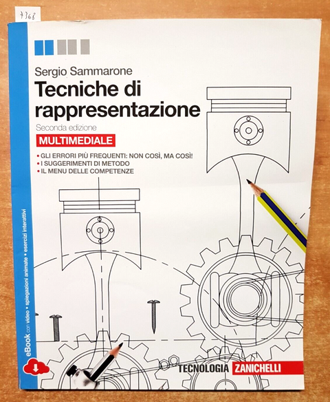 TECNICHE DI RAPPRESENTAZIONE- SERGIO SAMMARONE - 9788808157539 ZANICHELLI (