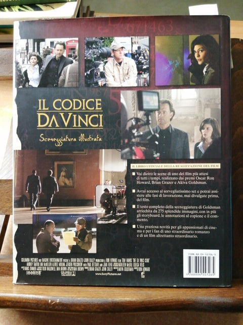 IL CODICE DA VINCI SCENEGGIATURA ILLUSTRATA 1ED. GOLDSMAN 2006 MONDADORI(5