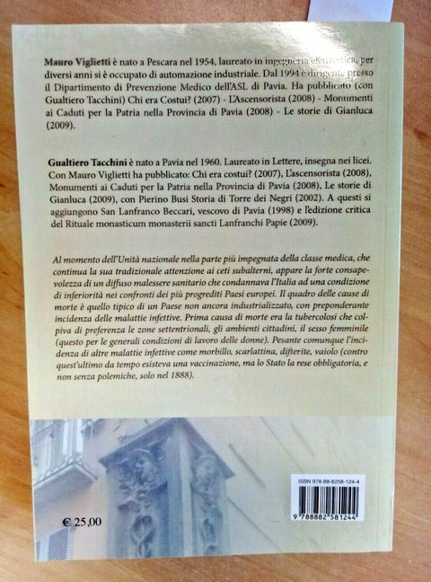 LA SANITA' PAVESE DALLA NASCITA DEL REGNO D'ITALIA ALLA 1 GUERRA - Pavia