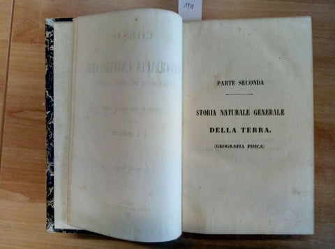 CORSO DI GEOGRAFIA UNIVERSALE IN 100 LEZIONI 1853 MARMOCCHI VOL. 2 SEI (19