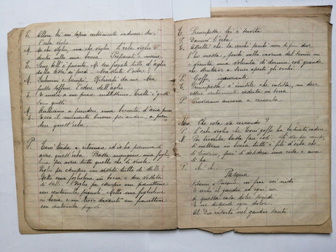 QUADERNO SCRITTO DEPOCA FASCISTA anni 30 Legione Aspromonte Avanti Savoia!2792A