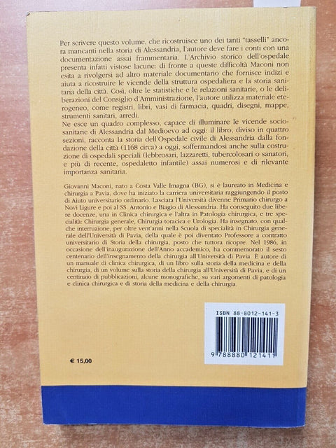 STORIA DELL'OSPEDALE DEI SANTI ANTONIO E BIAGIO DI ALESSANDRIA - MACONI (5