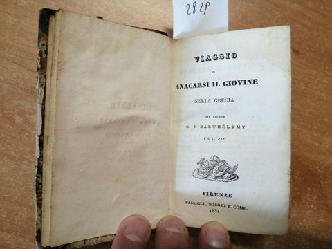 VIAGGIO DI ANACARSI IL GIOVINE NELLA GRECIA DEL SIG. BARTHLEMY VOL.14/17 (