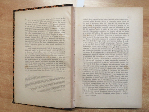 I BORGIA racconto storico vol. 1 - Angelo Quilici 1890 BENEDETTI Camaiore (