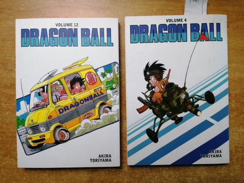 Lotto di 2 DRAGON BALL: n 4 + 12 - AKIRA KORIYAMA - GAZZETTA STAR COMICS (