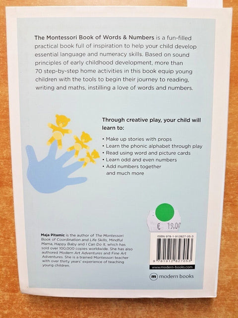 THE MONTESSORI BOOK OF WORDS AND NUMBERS raising a creative and confident (