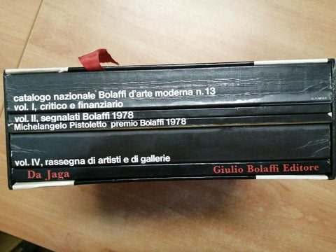 CATALOGO NAZIONALE BOLAFFI D'ARTE MODERNA N. 13 - COFANETTO + 5 VOLUMI (47