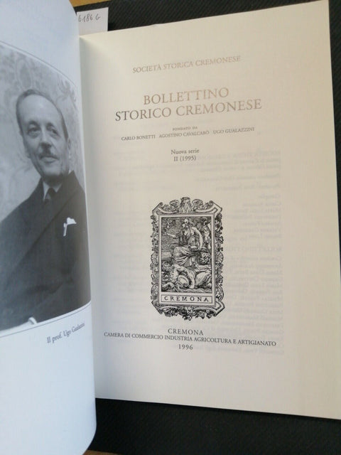 Bollettino storico cremonese Nuova serie II 1995 CREMONA 1996 Gualazzini (6