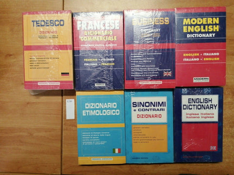 LOTTO 7 DIZIONARI MODERN SCHOOL INCELLOPHANATI - ITALIANO INGLESE TEDESCO(6