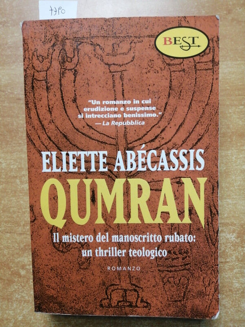 ELIETTE ABECASSIS - QUMRAN - BEST - 2000 il mistero del manoscritto rubato