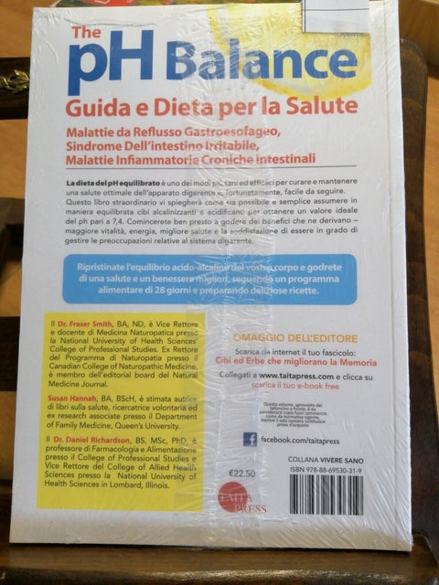 THE PH BALANCE - GUIDA E DIETA PER LA SALUTE - INCELLOPHANATO- TAITA PRESS(