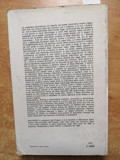 KEN KESEY - Qualcuno vol sul nido del cuculo - 1976 - RIZZOLI - 3ed. - (6