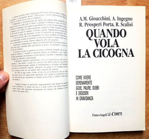 QUANDO VOLA LA CICOGNA - NEONATOLOGIA GRAVIDANZA - 1994 - FRANCO ANGELI (54