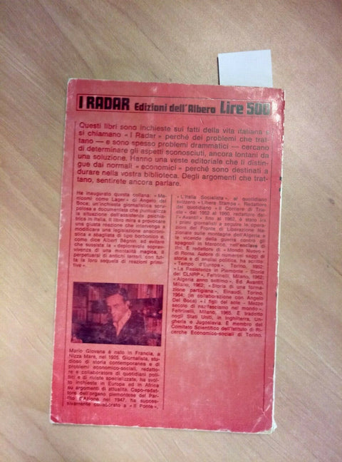 LE NUOVE CAMICIE NERE - MARIO GIOVANA 1966 DELL'ALBERO MSI fascismo destra