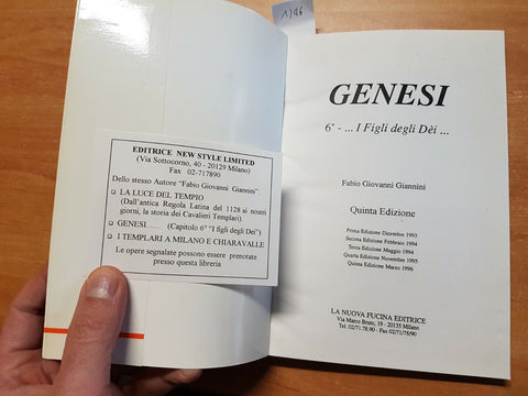 FABIO GIANNINI - GENESI CAPITOLO 6 I FIGLI DEGLI DEI 1996 LA NUOVA FUCINA(
