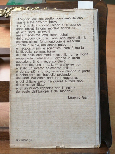 LA FILOSOFIA ITALIANA DAL DOPOGUERRA A OGGI 1985 LATERZA 1ED. PERA DAL PRA