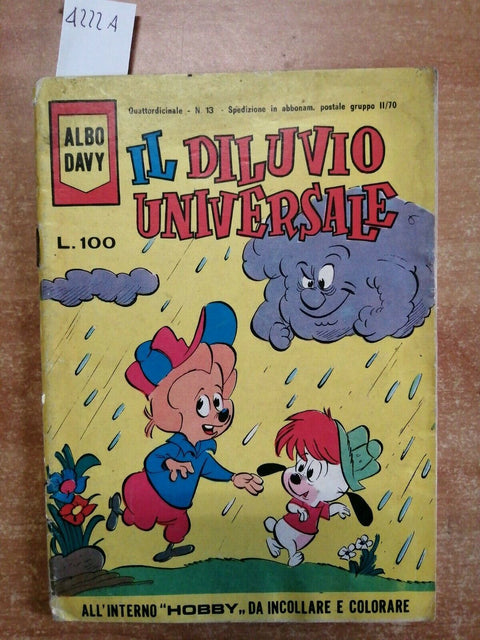 IL DILUVIO UNIVERSALE - ALBO DAVY n13 - LUGLIO 1973 - EDIZIONI BIANCONI (4