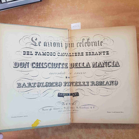 MIGUEL DE CERVANTES Don Chisciotte della Mancia 1966 L'unità INCISIONI PINELLI