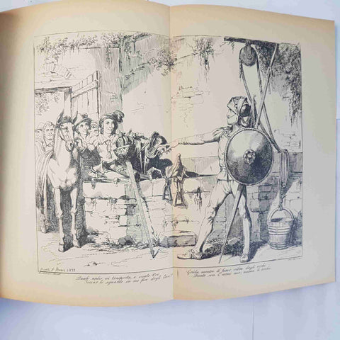 MIGUEL DE CERVANTES Don Chisciotte della Mancia 1966 L'unità INCISIONI PINELLI
