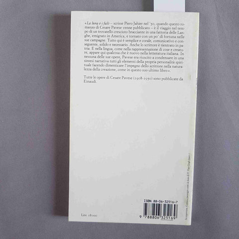 CESARE PAVESE La luna e i falò 1998 EINAUDI