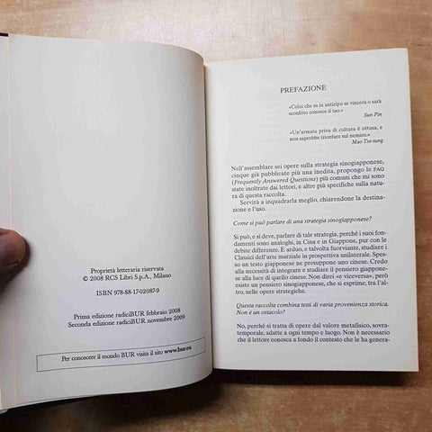 L'ARTE DELLA GUERRA E DELLA STRATEGIA - ARENA - BUR RIZZOLI - 2009
