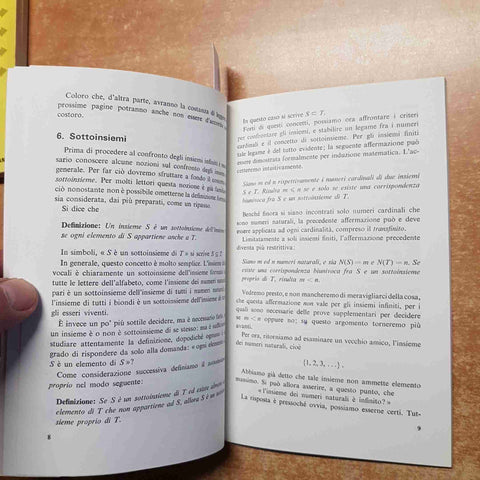 INTRODUZIONE ALLA  MATEMATICA DEL TRANSFINITO Yarnelle 1967 progresso tecnico
