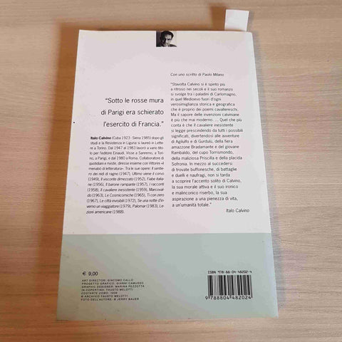 IL CAVALIERE INESISTENTE - ITALO CALVINO - OSCAR MONDADORI - 2012