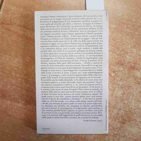 ITALO CALVINO - La giornata d'uno scrutatore - 1978 Nuovi Coralli Einaudi