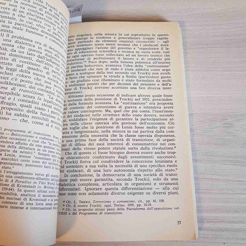 STORIA DEL MARXISMO CONTEMPORANEO - VOLUME SESTO - TROCKIJ BUCHARIN -FELTRINELLI
