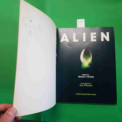 ALIEN MOVIE NOVEL autografato da Dan O'Bannon! - 1ed. - 1979 - FUTURA - (