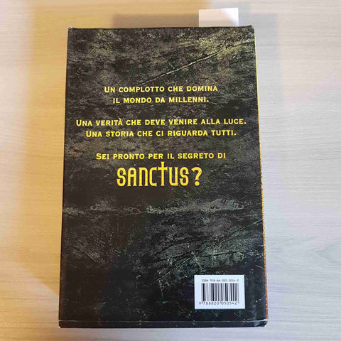 SANCTUS thriller giallo noir SIMON TOYNE 1°edizione SPERLING & KUPFER 2011
