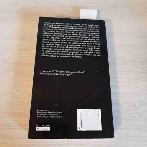L'EDUCAZIONE SENTIMENTALE - FLAUBERT - MONDADORI - 2000