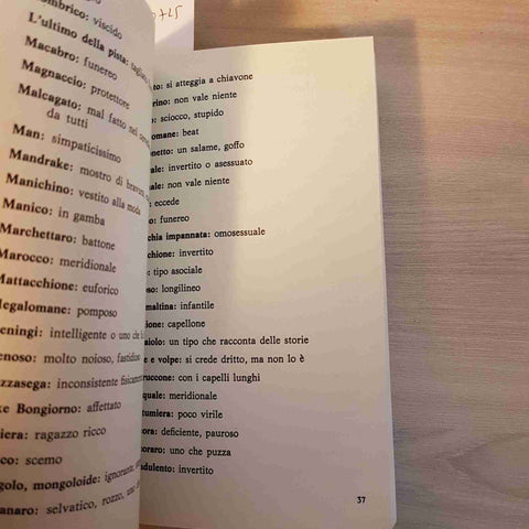 IL MERCABUL IL CONTROLINGUAGGIO DEI GIOVANI - CESARE LANZA slang MONDADORI 1977