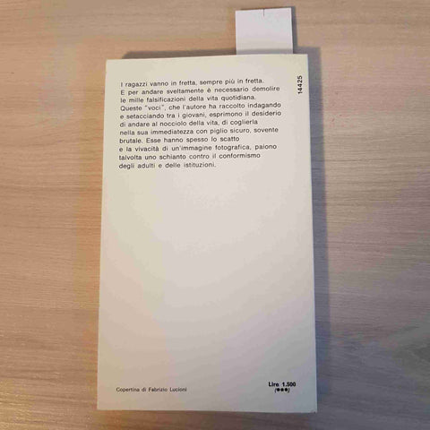 IL MERCABUL IL CONTROLINGUAGGIO DEI GIOVANI - CESARE LANZA slang MONDADORI 1977