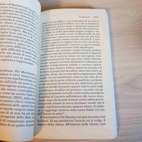 MANDRAGOLA - MACHIAVELLI - MONDADORI - 2012