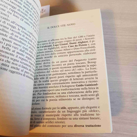 COMPENDIO DI LETTERATURA ITALIANA I DALLE ORIGINI AL QUATTROCENTO - NEWTON -2001