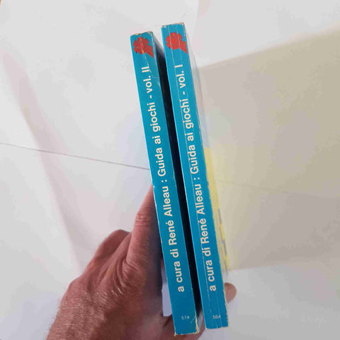 GUIDA AI GIOCHI VOL.1-2 RENE' ALLEAU LONGANESI POCKET GUIDE COMPLETA 1976