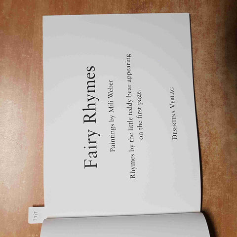 FAIRY RHYMES paintings by MILI WEBER little teddy bear DESERTINA VERLAG