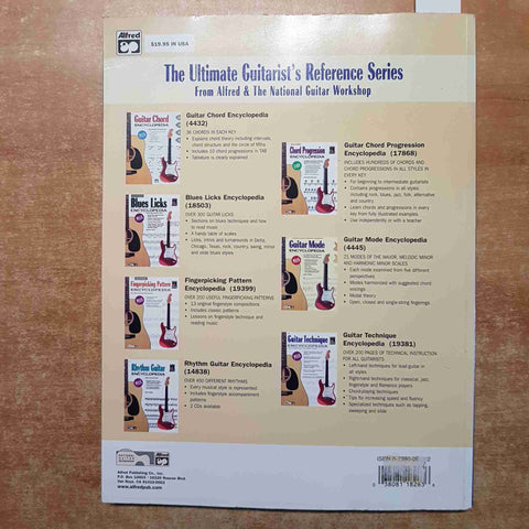 GUITAR TECHNIQUE ENCYCLOPEDIA mmi ALFRED PUBLISHING imparare a suonare chitarra