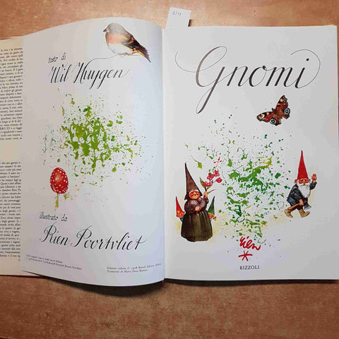 GNOMI poortvliet huygen 1978 RIZZOLI gnomo folletto bosco creature fatate
