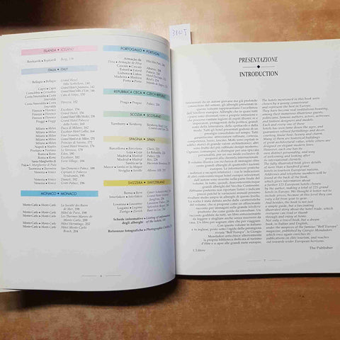 GRANDI ALBERGHI D'EUROPA europe's finest hotels NICOLA LECCA GIORGIO MONDADORI